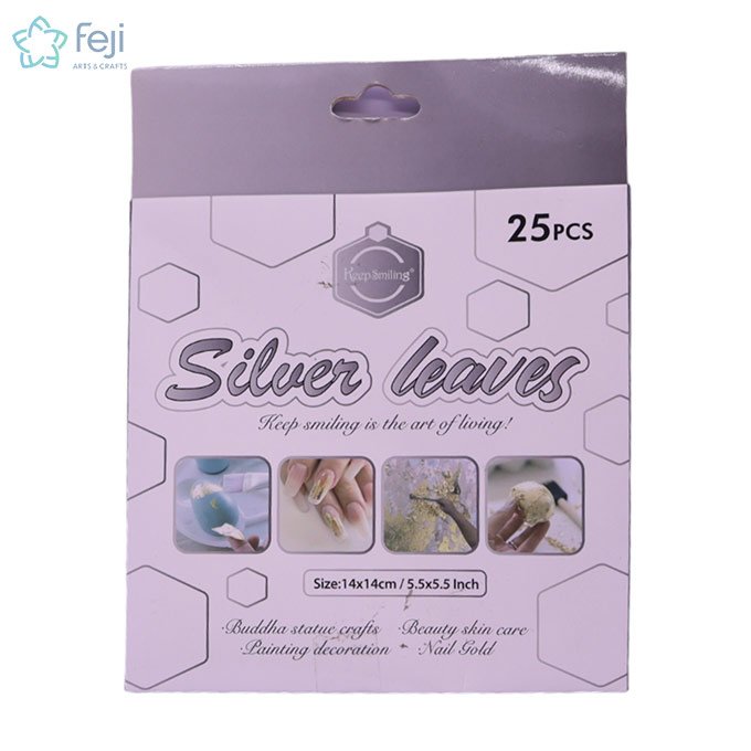 Silver Foil Gilding Paper Leaves