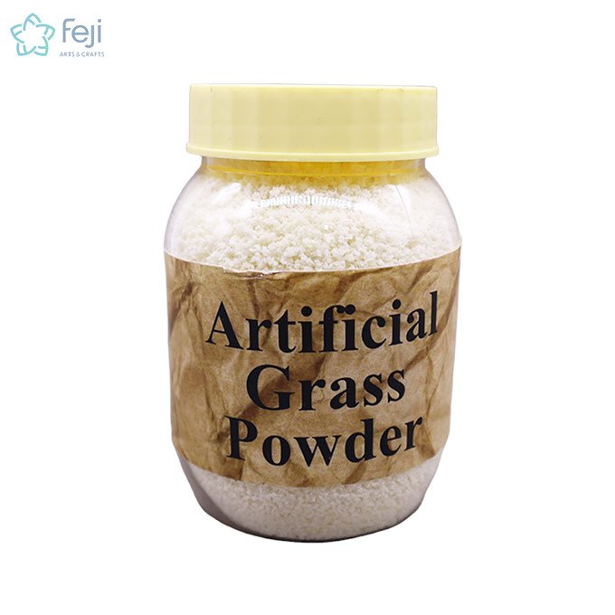 Artificial Grass Powder White