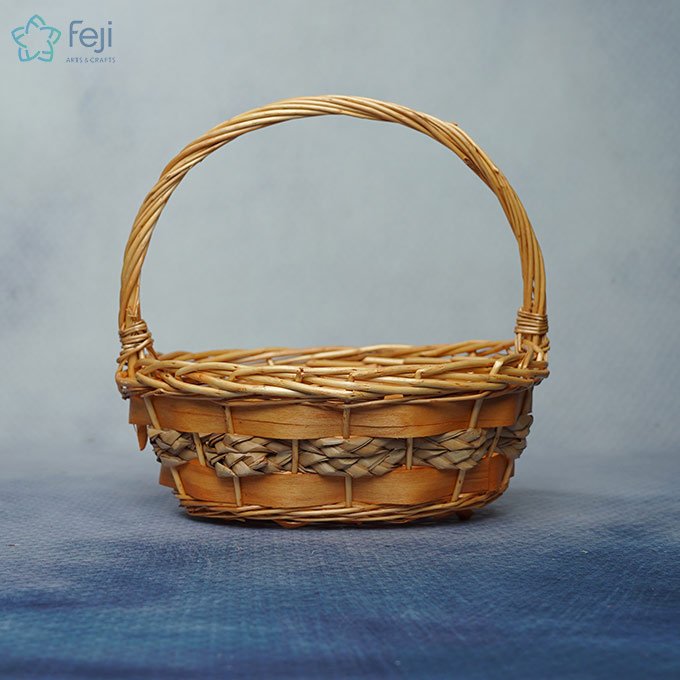 Cane bamboo basket Small