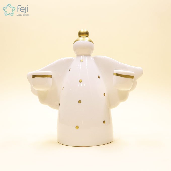 Ceramic Angel Candle Holder