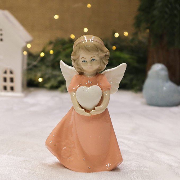 Ceramic Angel with Heart