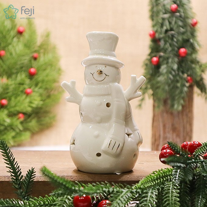 Ceramic LED Snowman