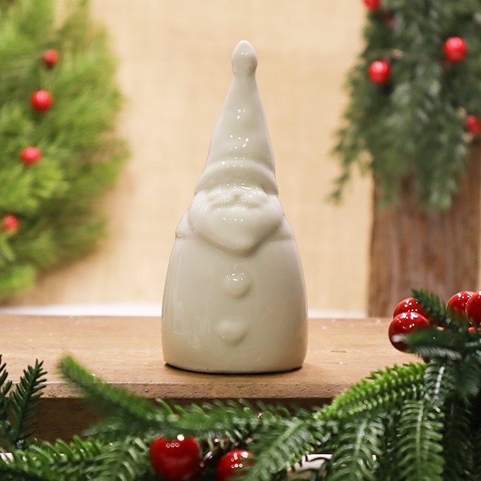 Ceramic Santa Decor Piece Small