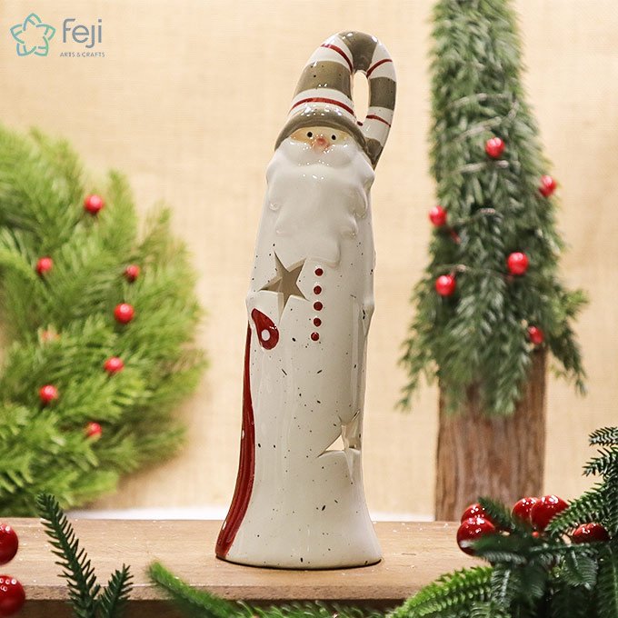 Ceramic Santa Tea Light Holder