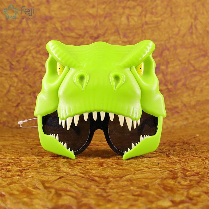 Green Dinosaur Glasses