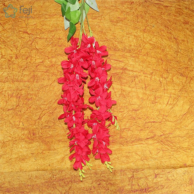 Hanging artificial Red flowers