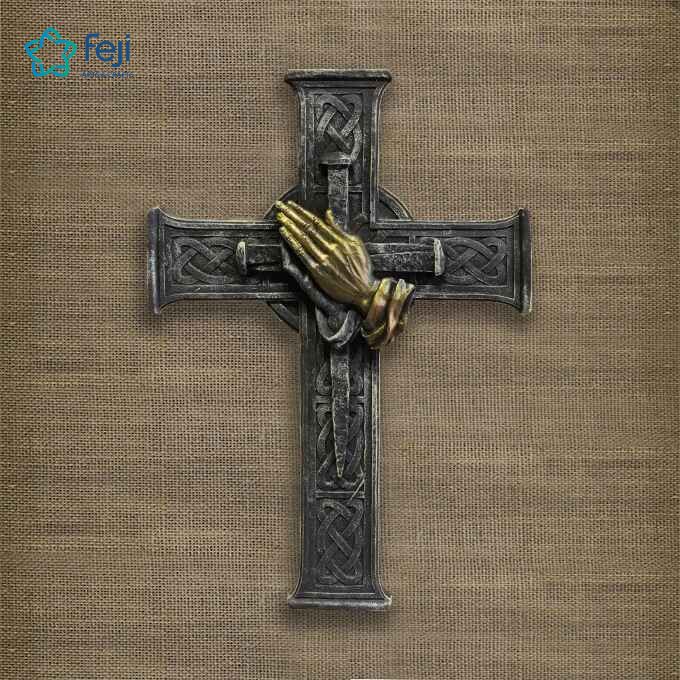 Praying Hands Wall Cross