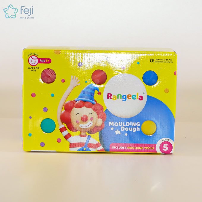 Rangeela Moulding Dough 5 shades Age 3 plus