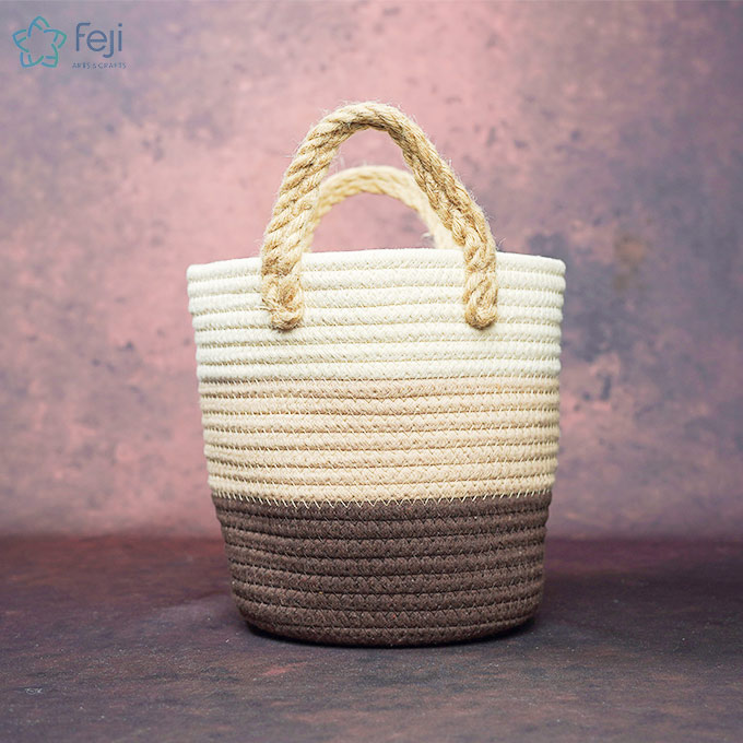 Rope Woven Basket Soft Storage Basket MEDIUM