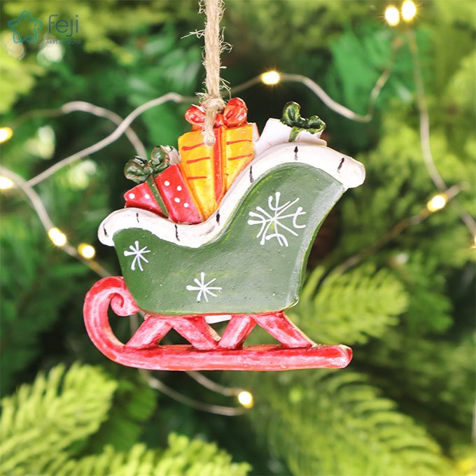 Santa Sleigh Tree hanging