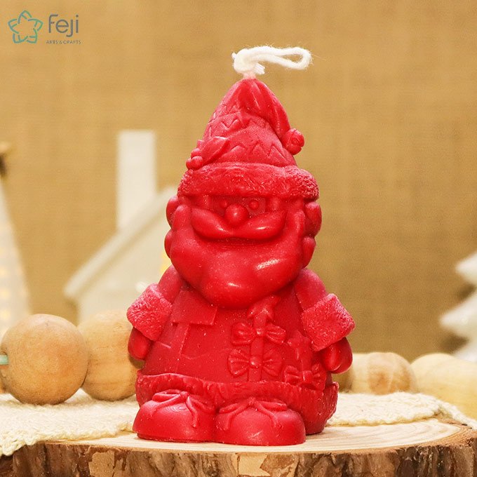 Santa shape Red Candle