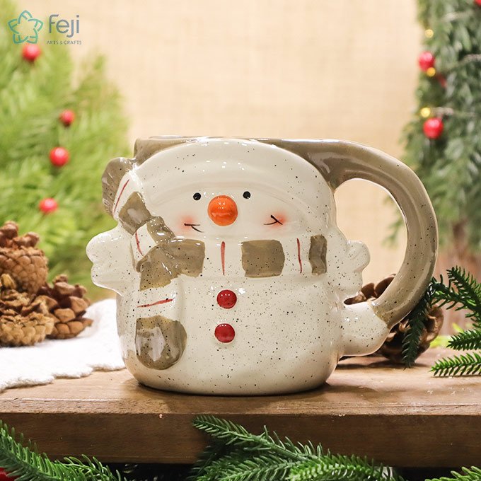 Snowman Ceramic Cup