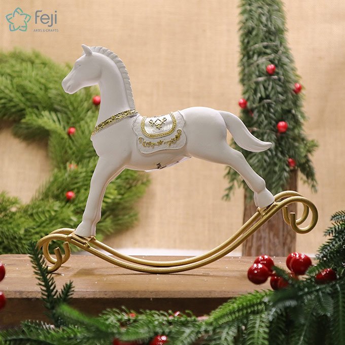 Winter Wonderland Rocking Horse