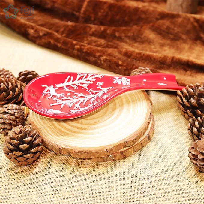 Xmas Red Decor Spoon