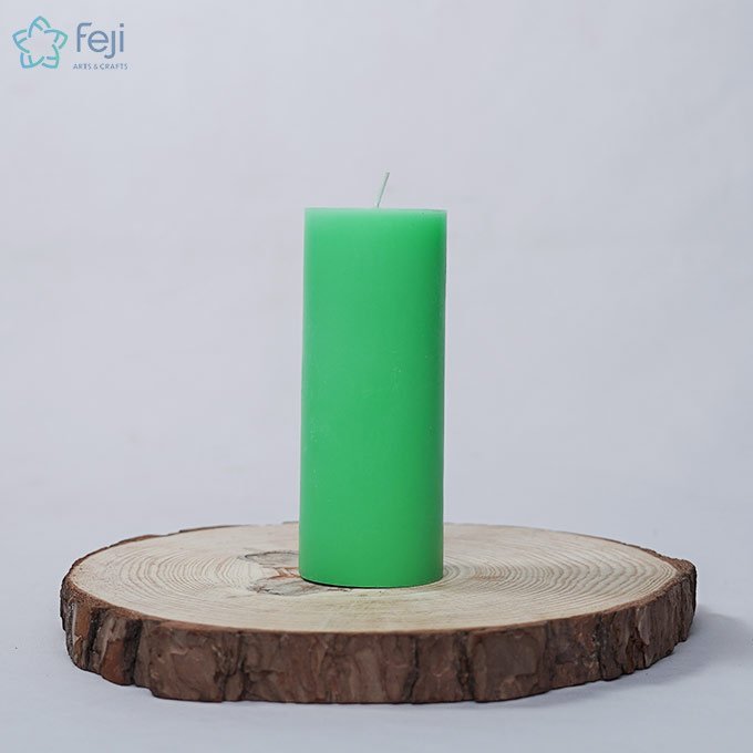 Pillar Candle Green Color