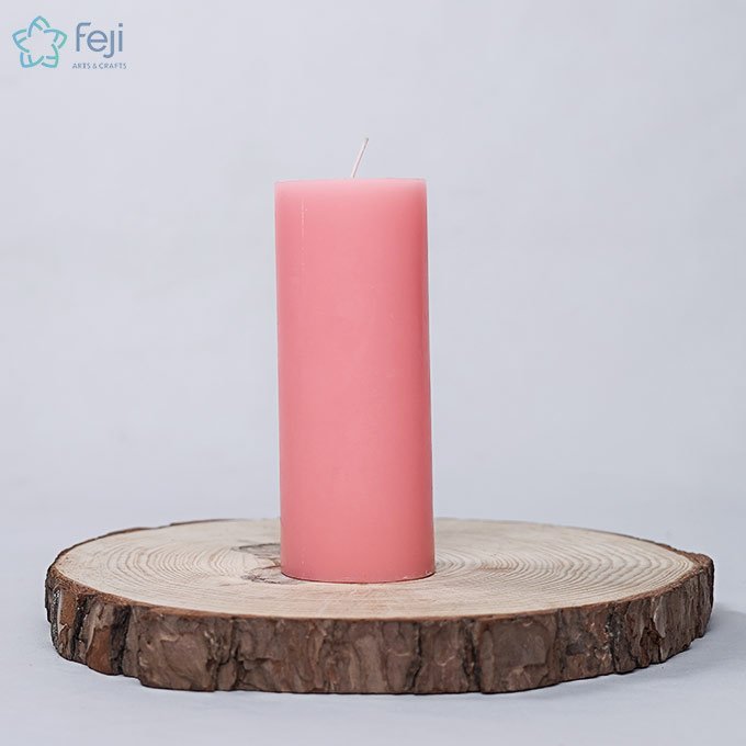 Pillar Candle Pink Color